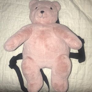 NWOT Rare! Top Shop teddy bear backpack